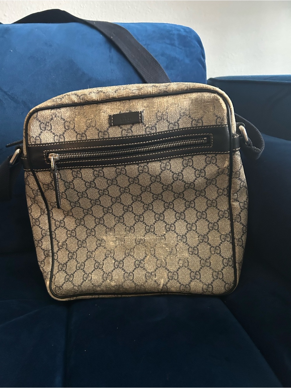 Gucci Supreme Coated Canvas Crossbody Bag